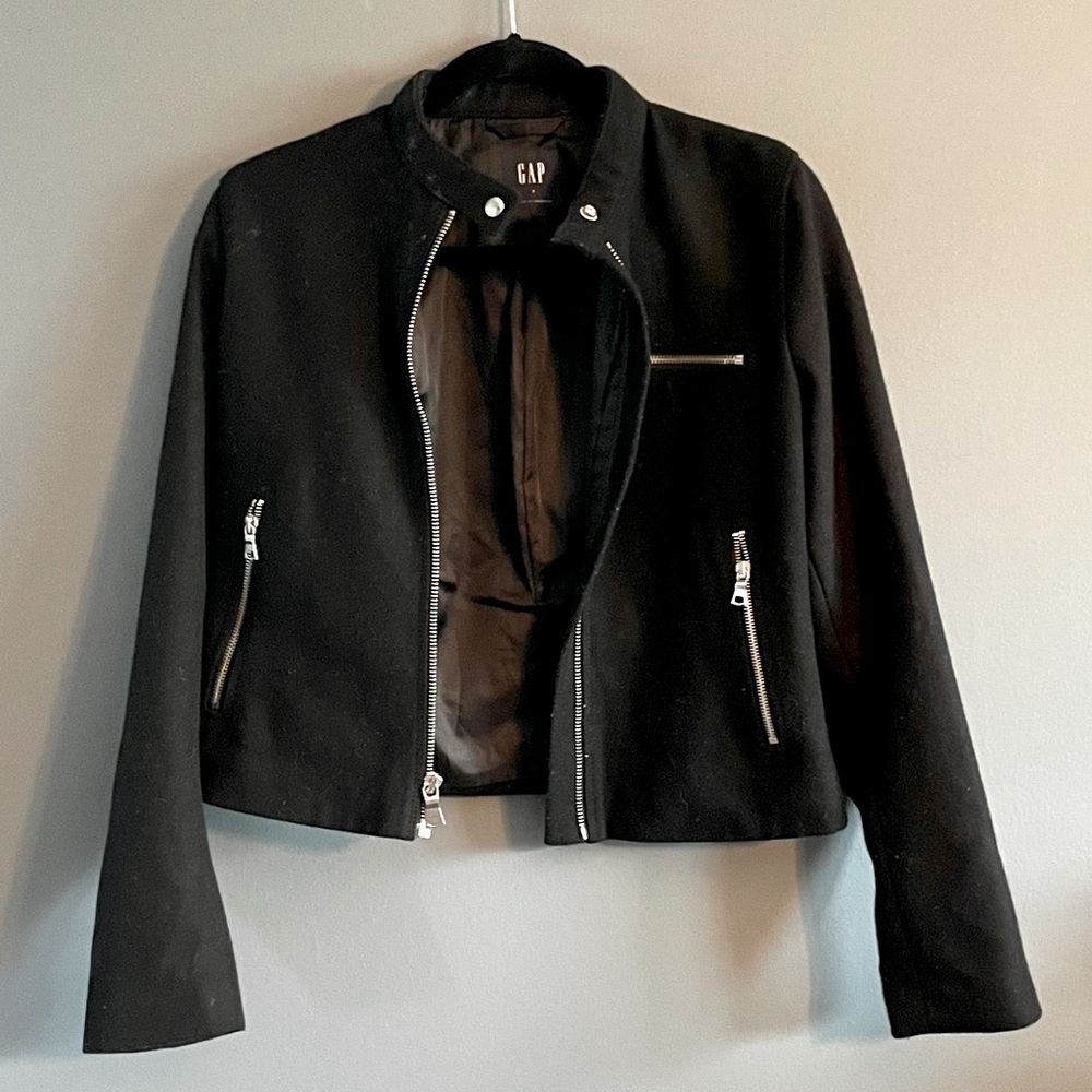 Gap Moto-style Wool Jacket